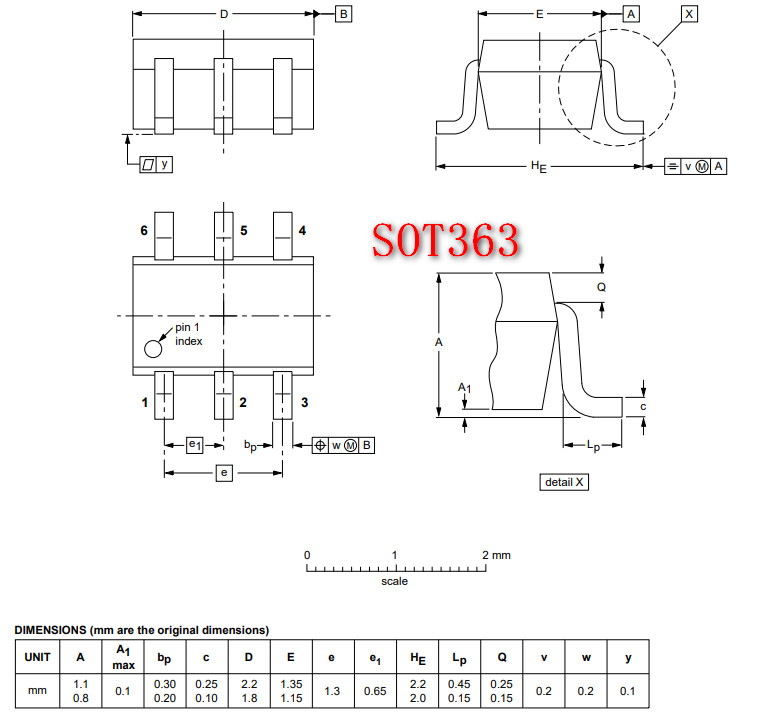 封装sot363和sot563有什么不同