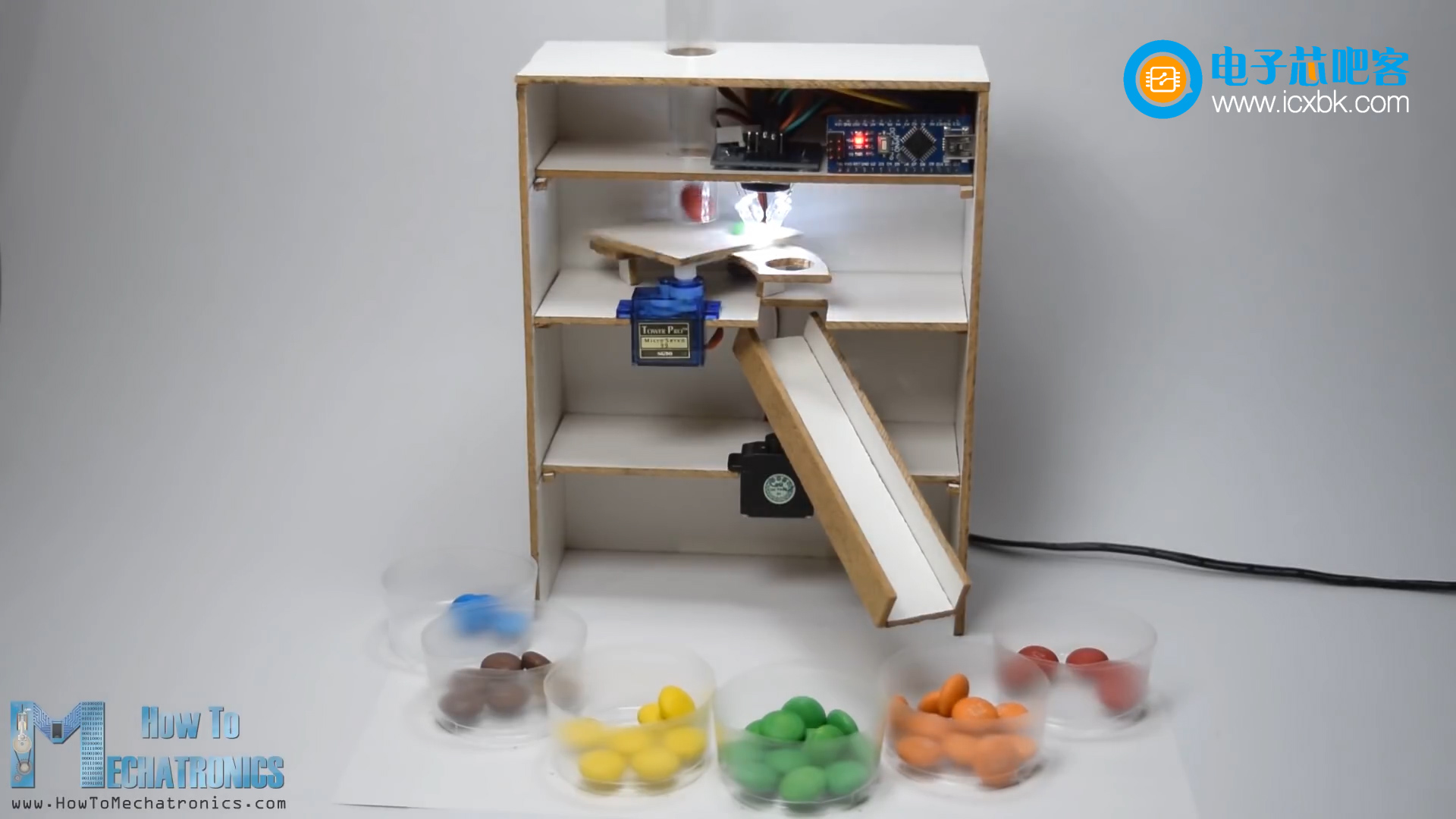 arduino色彩分拣机,实现可以很简单!